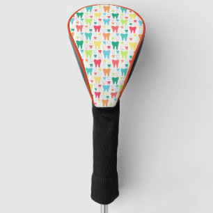 Funda Para Palo De Golf Modelo colorido de los dientes