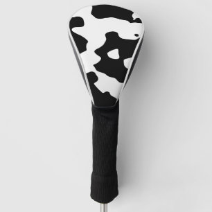 Funda Para Palo De Golf Modelo de la vaca blanco y negro