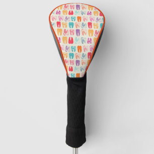 Funda Para Palo De Golf Modelo del diente del Grunge