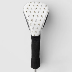 Funda Para Palo De Golf Modelo del labrador retriever (blanco)
