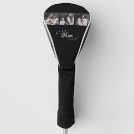 Funda Para Palo De Golf Modern Best Mom Ever Elegant Script Black 3 Photo