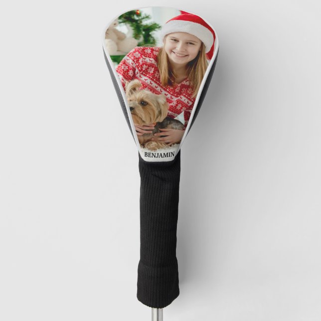 Funda Para Palo De Golf Modern Create Your Own Photo Name Pets kids (Anverso)