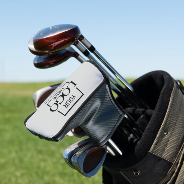 Funda Para Palo De Golf Modern Custom Company Business Logo Gray Branded  (In Situ)