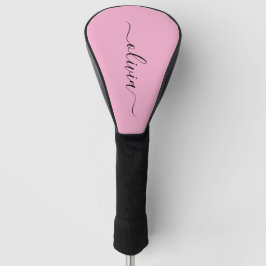 Funda Para Palo De Golf Modern Monogram Golf Head Cover