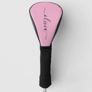 Funda Para Palo De Golf Modern Monogram Golf Head Cover