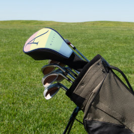 Funda Para Palo De Golf Moderno Minimalista Personalizado Pastel