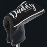 Funda Para Palo De Golf Modernos Te Aman Los Nombres Personalizados De Pap<br><div class="desc">Sorprenda a su padre amante del golf con nuestra cubierta "Modern We Love You Daddy" (Modern te queremos papá). Esta cubierta personalizada de la cabeza de golf es un regalo perfecto para mostrar su amor y aprecio por él en ocasiones especiales como su cumpleaños, Navidades, el Día del Padre, o...</div>