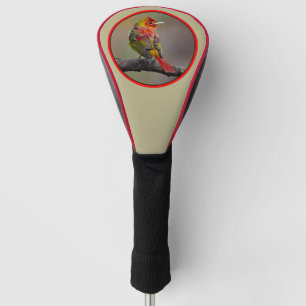 Funda Para Palo De Golf Moldura de Tanager de escarlata - Fotografía origi