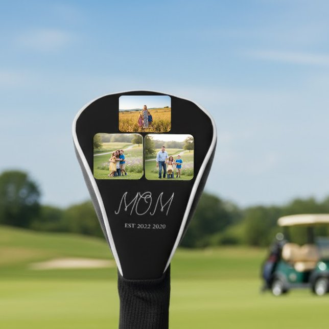 Funda Para Palo De Golf Mom Established Black Script 3 Photo   (Subido por el creador)