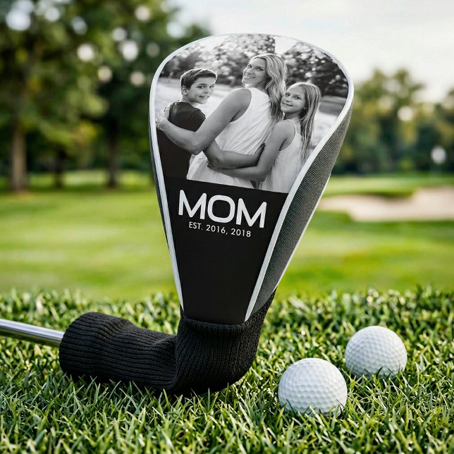 Funda Para Palo De Golf Mom Established Modern Bold Photo (Subido por el creador)