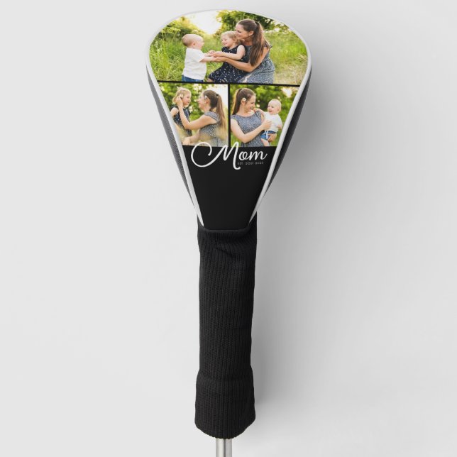 Funda Para Palo De Golf Mom Established Modern Script 3 Photo  (Anverso)