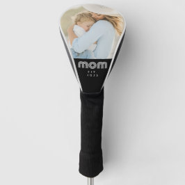 Funda Para Palo De Golf Mom Established Modern Script Photo 