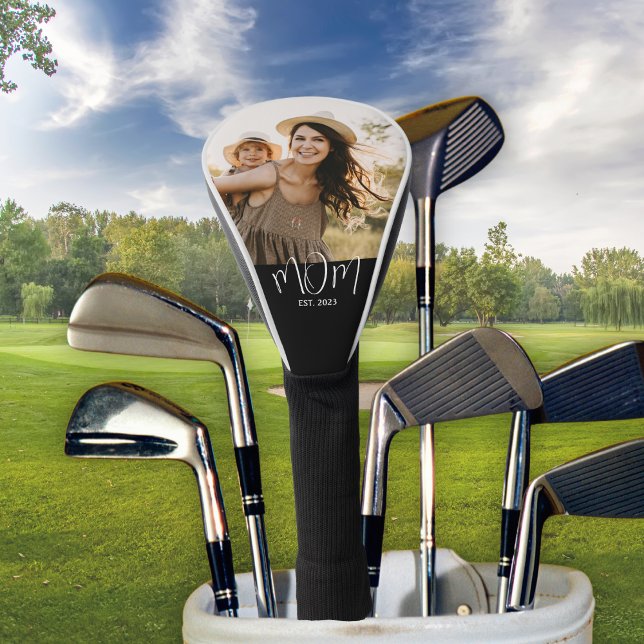 Funda Para Palo De Golf Mom Established Modern Script Photo (Subido por el creador)