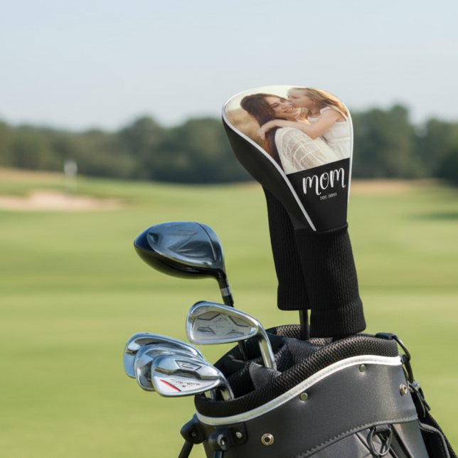 Funda Para Palo De Golf Mom Established Modern Script Photo (Subido por el creador)