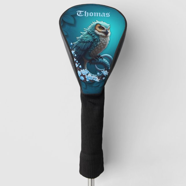 Funda Para Palo De Golf Momento de la sabiduría, la lechuza mágica, majest (Anverso)