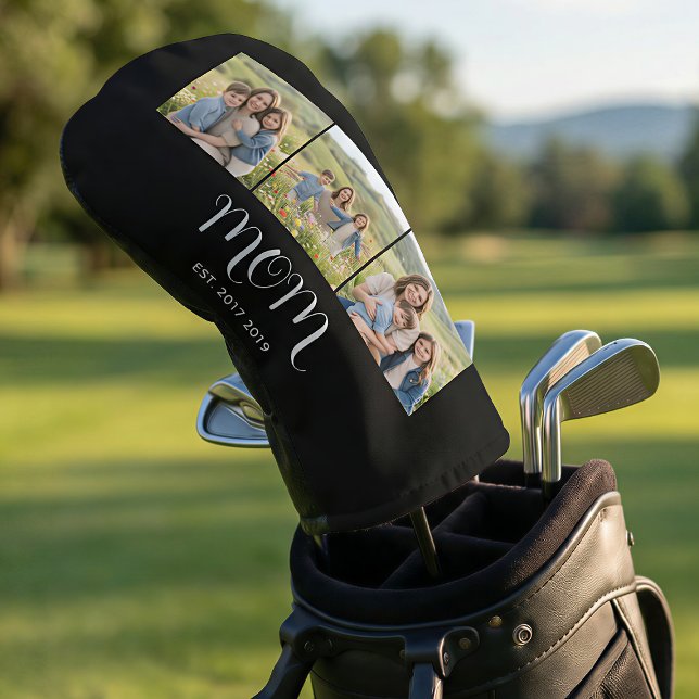 Funda Para Palo De Golf MomEstablished Modern Bold Script Black 3 Photo (Subido por el creador)