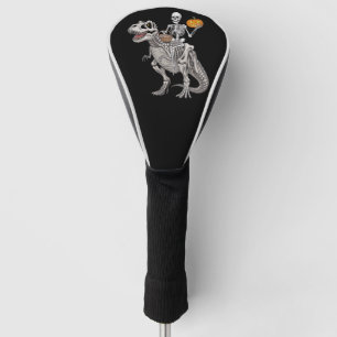 Funda Para Palo De Golf Momia de esqueleto montando dinosaurio T rex Hallo