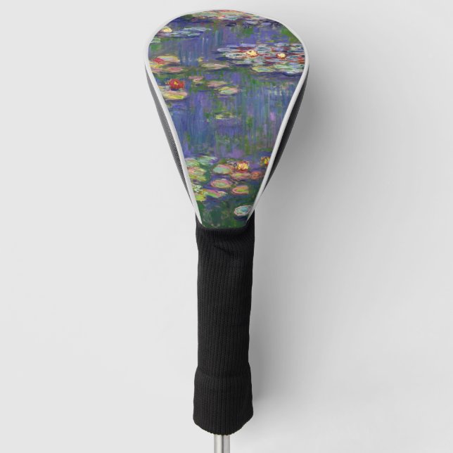 Funda Para Palo De Golf Monet Water Lilies Masterpiece Pintura (Anverso)
