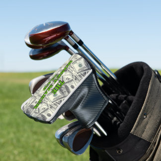 Funda Para Palo De Golf "Money Maker Club" cubierta de la cabeza de putter