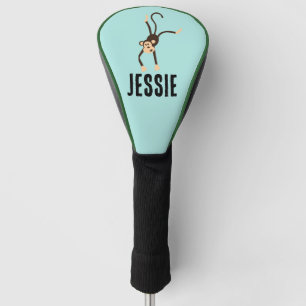FUNDA PARA PALO DE GOLF MONKEY GOLF HEAD COVER FUNNY PERSONALIZADO