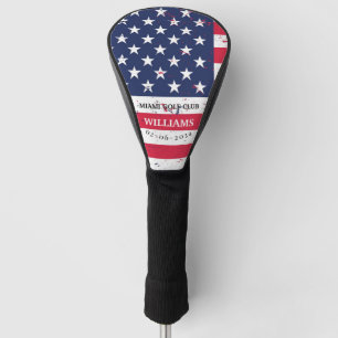 Funda Para Palo De Golf Monograma de bombero personalizado Go
