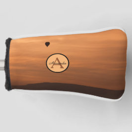 Funda Para Palo De Golf Monograma de fotografía de globo aerostático de pu