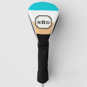 Funda Para Palo De Golf Monograma de las rayas