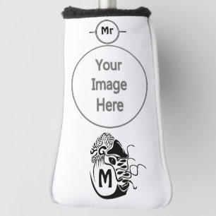 Funda Para Palo De Golf Monograma de Nautilus Cromado Primitivo