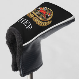 Funda Para Palo De Golf Monograma del Departamento de Bomberos de Golf