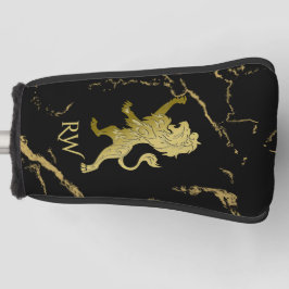 Funda Para Palo De Golf Monograma del León Real Dorado