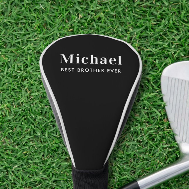 Funda Para Palo De Golf Monograma del mejor hermano negro (Subido por el creador)