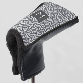Funda Para Palo De Golf Monograma del personalizado Modelo abstracto
