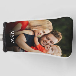Funda Para Palo De Golf Monograma fotográfico personalizado