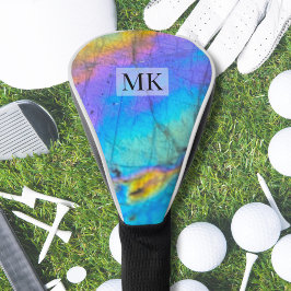 Funda Para Palo De Golf Monograma Inicial de Lujo Moderno