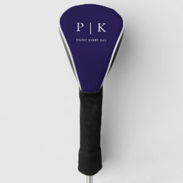 Funda Para Palo De Golf Monograma moderno premium de golf 