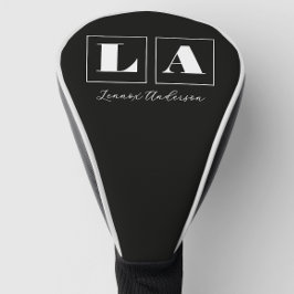 Funda Para Palo De Golf Monograma Negrita