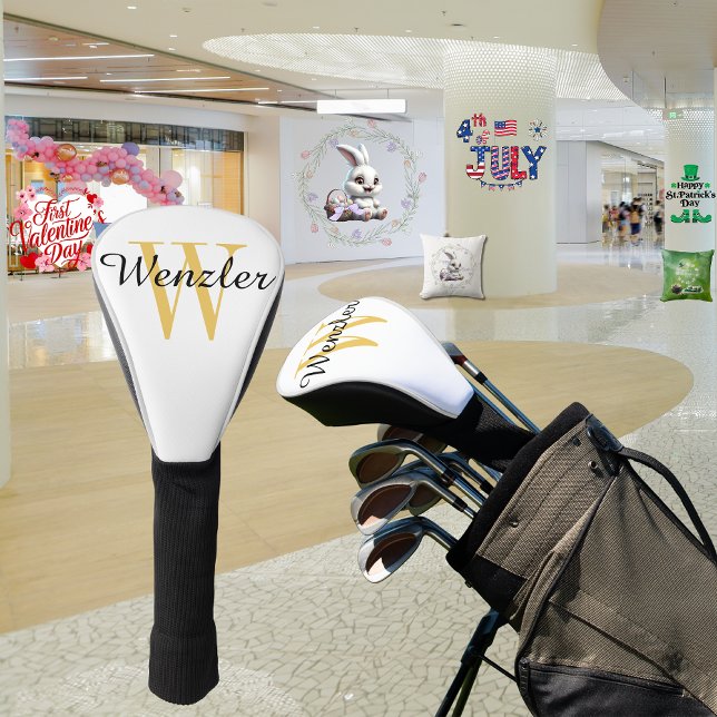 Funda Para Palo De Golf Monograma personalizado (Subido por el creador)