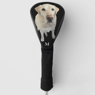 Funda Para Palo De Golf Monograma personalizado de fotografía personalizad