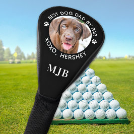 Funda Para Palo De Golf Monograma personalizado de Mascota de perro person