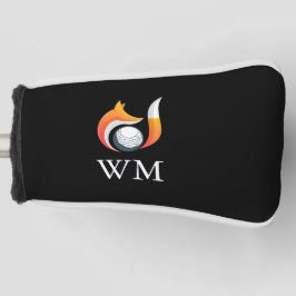Funda Para Palo De Golf Monograma Personalizado Estilo Fox Y Ball