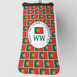 Funda Para Palo De Golf Monograma Portugal Flag Putter