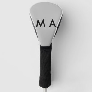 Funda Para Palo De Golf Monograma simple añade tu letra nombre hombre mini