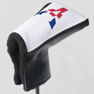 Funda Para Palo De Golf Monograma sobrepuesto en la bandera de la Unión Ja