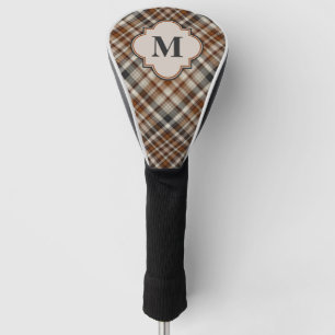 Funda Para Palo De Golf Monograma tostado marrón