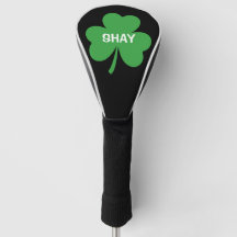 Monograma Verde Trébol Irlandés