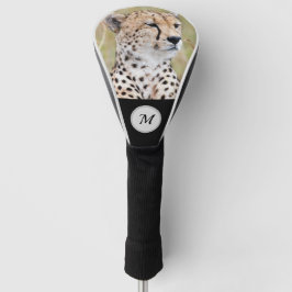 Funda Para Palo De Golf Monograma Vida salvaje Cheetah personalizada