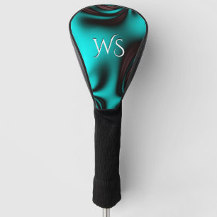 Funda Para Palo De Golf Monogramado azul verde azulado