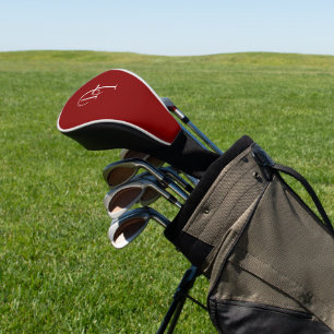 Funda Para Palo De Golf Monogramado - Marrón