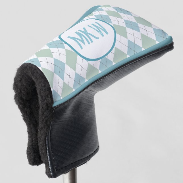 Funda Para Palo De Golf Monogramed Argyle (Anverso 3/4)