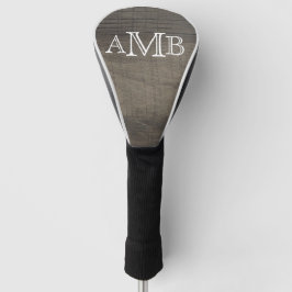 Funda Para Palo De Golf Monogrammed Wood-Look